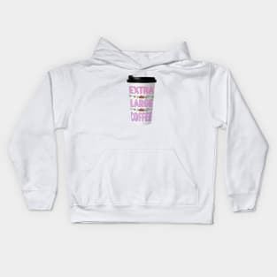 Extra Large Coffee Kids Hoodie